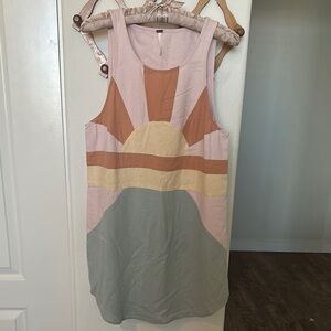 Free People Silk Sleeveless Tank Dress